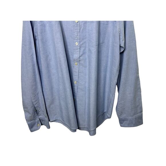 American Eagle Slim Fit Blue Long Sleeve Button Down Shirt Men's XL - Picture 5 of 5